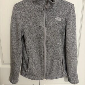 The North Face Women's Heathered Gray Zip Up